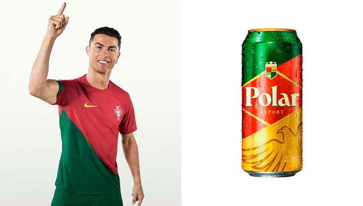 A camisa principal de Portugal para Copa do Mundo foi comparada a um latão da cerveja Polar.