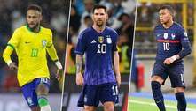 De Messi a Neymar: Conheça os camisas 10 das seleções da Copa