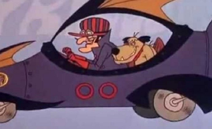 A Corrida Maluca - Produzido pela Hanna Barbera, A Corrida Maluca fez muito sucesso com suas corridas que reuniam diversos personagens com os mais variados veículos. Entre eles estavam Penélope Charmosa, Barão Vermelho e Dick Vigarista.