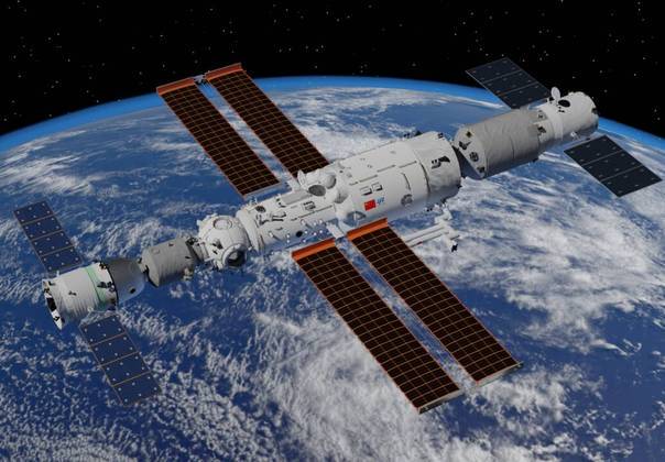 A estação chinesa tem aproximadamente 20% do tamanho da Estação Espacial Internacional, mas isso pode mudar em breve…