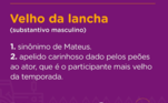 Jojo e Victória, durante um bate-papo descontraído com Mateus, brincaram com o ator sobre ele ter 