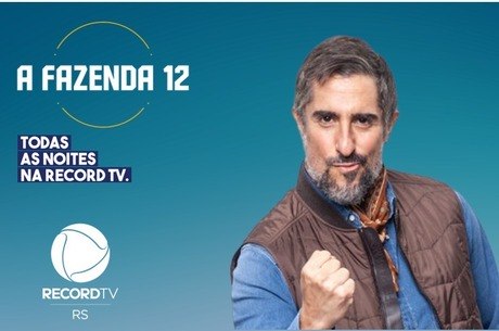 A Fazenda 12 estreia batendo recorde em Porto Alegre