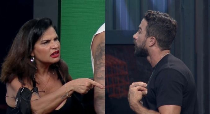 Solange e Erasmo trocam ofensas durante jogo da discórdia 