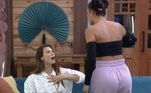 Quebra de aliança?Quem diria que Dayane e Aline protagonizariam uma das maiores brigas da sede! As amigas entraram em conflito depois que Marina contou que a modelo falava que a atriz pagava de 