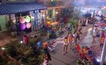 Os peões estavam tão animados para o início da festa que fizeram até contagem regressiva na sala. Ao avistarem a decoração do espaço, eles não economizaram nos elogios e já chegaram dançando! 