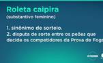 E que tal um bom sorteio para testar a sorte dos peões? A tensão toma conta da sede quando é hora de disputar uma vaguinha nas provas