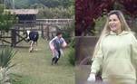 Mas quem está dando um verdadeiro baile nos peões é a dupla formada pela vaca e seu bezerro! Lucas e Deolane acompanharam de perto as peripécias dos bichos. Os dois se atrapalharam e quase não conseguiram levar a dupla para o curral, isso porque eles saíram correndo 