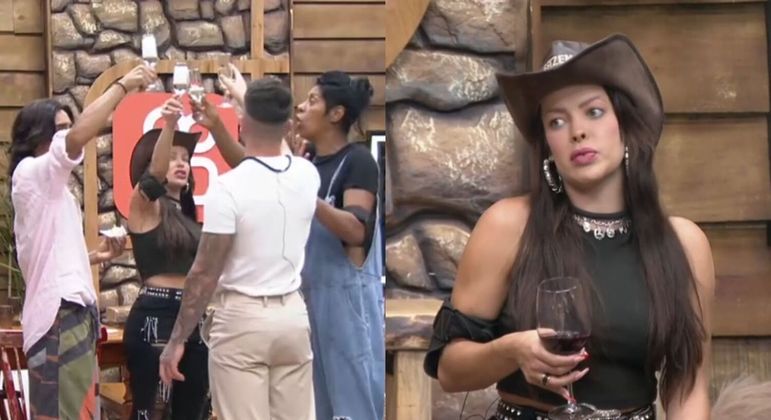 Nadja foi o grande alvo dos peões no papo sobre jogo que rolou no Rancho do Fazendeiro