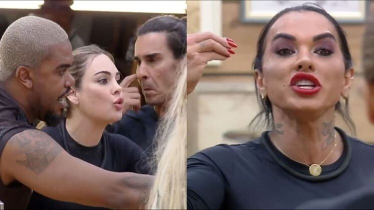 Rachel e Kamilia Simioni protagonizaram uma das primeiras discussões da temporada, com direito a dedo apontado na cara e a célebre: 