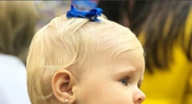 A filha do goleiro Alisson