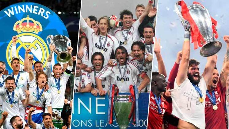 O Real Madrid garantiu mais um título de Champions League e confirmou a sua hegemonia na Europa. Com a taça deste sábado, conquistada sobre o Liverpool, o gigante espanhol chegou a 14 'orelhudas', disparando ainda mais na lista dos maiores campeões europeus. Confira