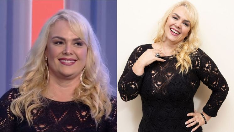 Do time dos pretinhos básicos, a atriz Ana Paula Almeida apostou em vestido de renda e acessórios no mesmo tom. Veja como o look valorizou o cabelo loiro