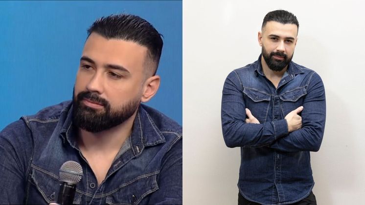 Já o repórter Bruno Tálamo, preferiu um look jeans sem acessórios. Menos é mais, certo?