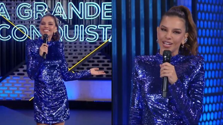 A sexta-feira (19) não fugiu do glitter! Toda de azul brilhante, Mari elegeu vestido curto com ombreiras, ideal para sextar em grande estilo!A Grande Conquista vai ao ar de segunda a sábado, às 22h30; e aos domingos, a partir das 23h, na Record TV. Assine o PlayPlus e tenha acesso à transmissão 24 horas e a conteúdos extras do reality. Conheça também a Rede da Conquista, a comunidade dos fãs do programa.