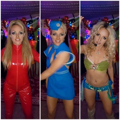 A gringa Pi DuVal fez vídeo inspirado em looks de Britney Spears