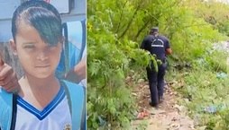 Caso Janeth: suspeito de estuprar e matar menina de 7 anos é caçado em área de mata (Reprodução/Record TV)
