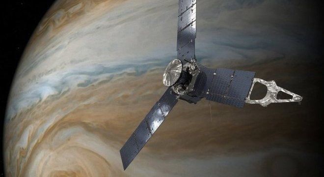 A nave Juno, da Nasa