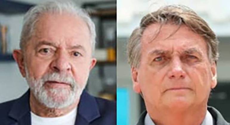 O ex-presidente Lula e o presidente Jair Bolsonaro, pré-candidatos à Presidência da República