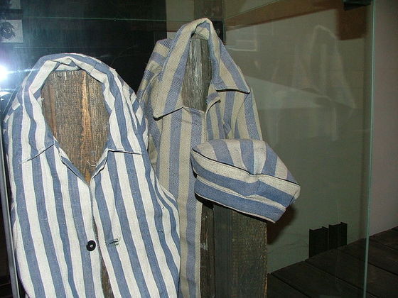 A roupa que os prisioneiros nazistas eram obrigados a utilizar em alguns dos campos é conhecido por fotos, vídeos e estão expostas em museus e memoriais.
