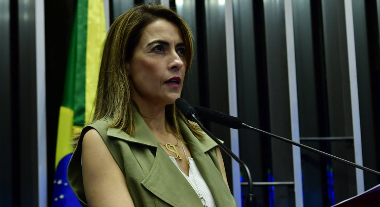 A senadora Soraya Thronicke (União Brasil-MS)