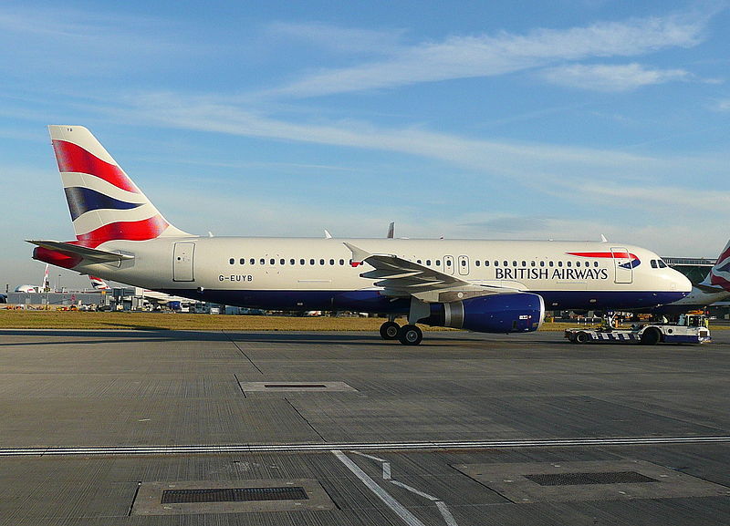 A320 da British Airways semelhante ao da ocorrência