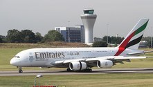 Turbulência deixa 14 feridos em voo da Emirates