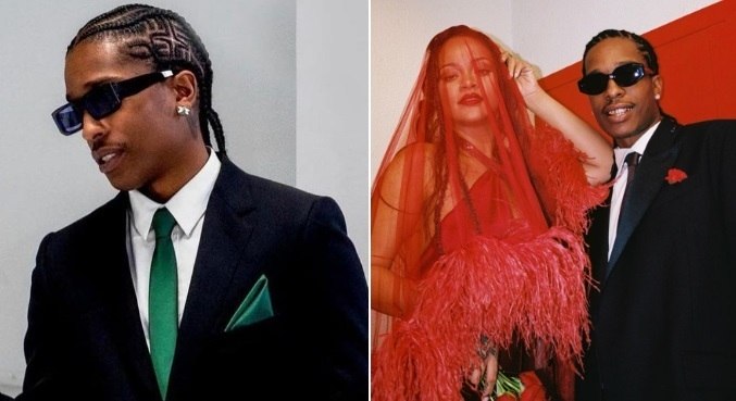 Rapper A$AP Rocky teve um filho com a namorada, a cantora Rihanna, neste ano