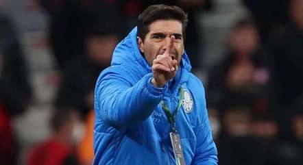 Abel Ferreira em partida pelo Palmeiras