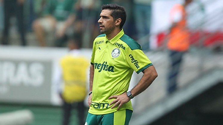 Abel Ferreira durante a partida.