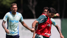Abel tira onda e faz golaço no último treino do Palmeiras antes de quartas do Paulista
