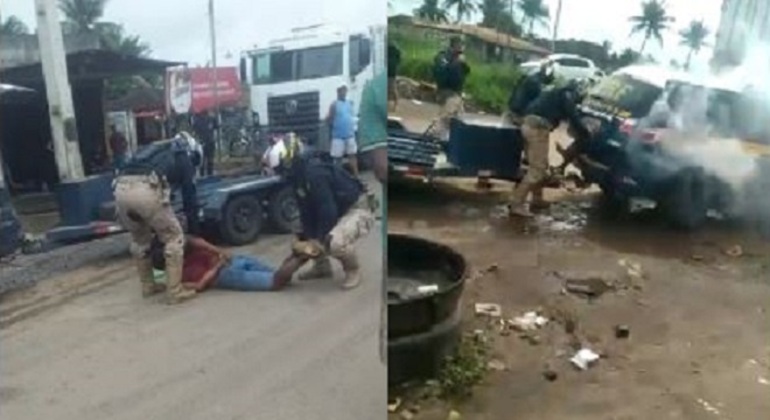 Homem morreu asfixiado por gás em abordagem da PRF em Sergipe, e ação foi filmada