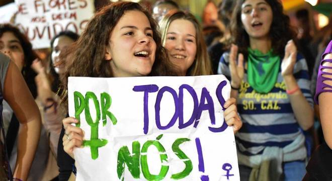 Manifestação pela descriminalização do aborto em SP