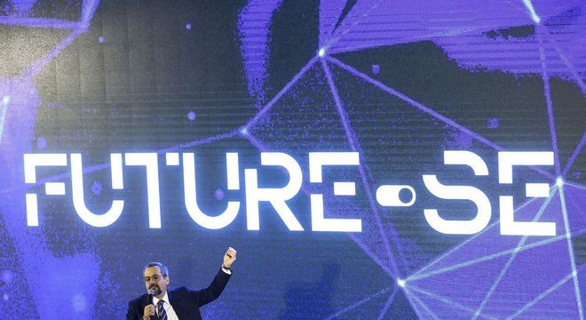 Ministro da Educação, Abraham Weintraub, no lançamento do Future-se