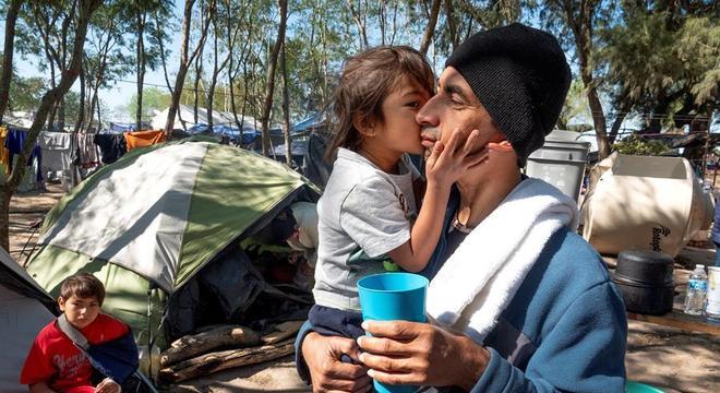 Acampamento de Matamoros está lotado