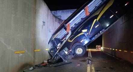 O ônibus transportava 44 passageiros, além do motorista e de um guia turístico