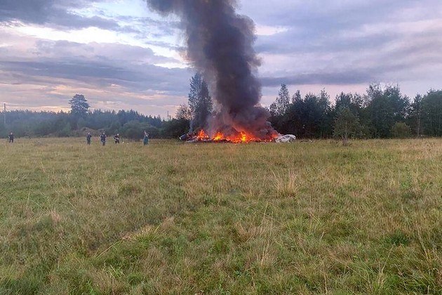 acidente avião Prigozhin