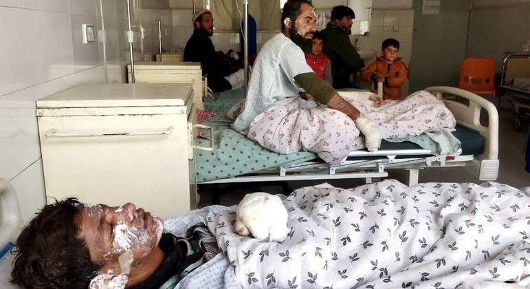 Feridos foram levado para hospitais no leste do Afeganistão