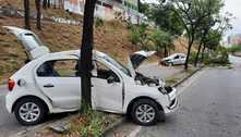 Briga de trânsito termina em acidente em Belo Horizonte
