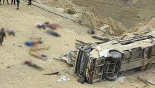 Acidente de ônibus deixa ao menos 25 mortos no Peru