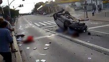 Carro capota na zona sul de SP e acidente deixa três mortos e quatro feridos 