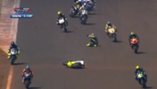Imagens fortes: pilotos morrem após grave acidente em corrida de motos em Cascavel 