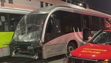 Acidente com três ônibus do Move deixa ao menos 17 feridos em BH