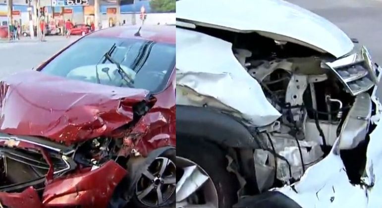 Motorista do veículo Nissan Livina branco teria causado o acidente