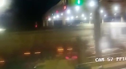 Vídeo flagrou o acidente