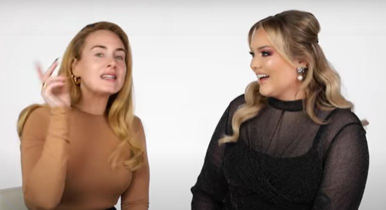 Adele foi maquiada por Nikkie de Jager durante a entrevista