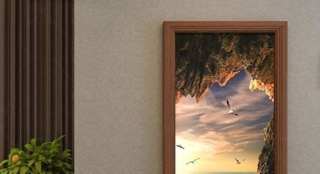 adesivo de porta - porta com adesivo de ponte 