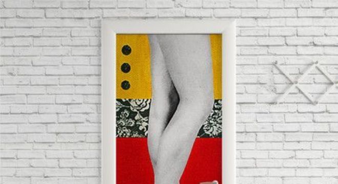 adesivo de porta - porta com adesivo pop art 