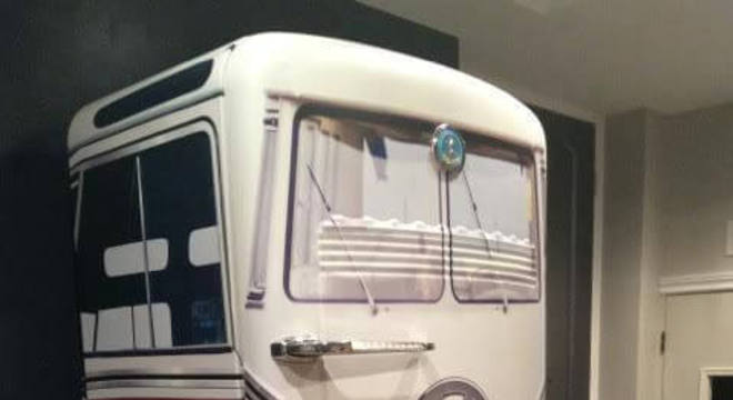 adesivo geladeira retrô vermelho e branco