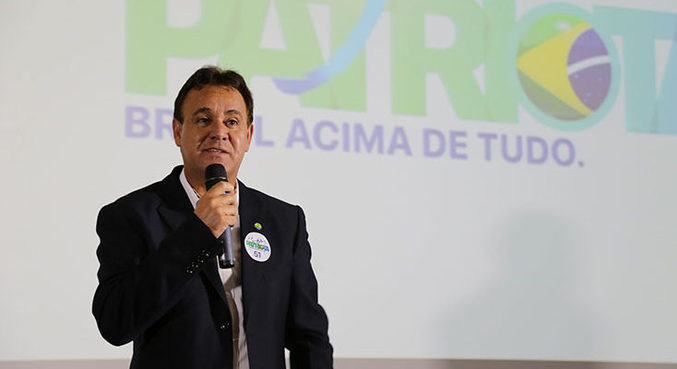 Adilson Barroso, que foi afastado por 90 dias da presidência do partido Patriota