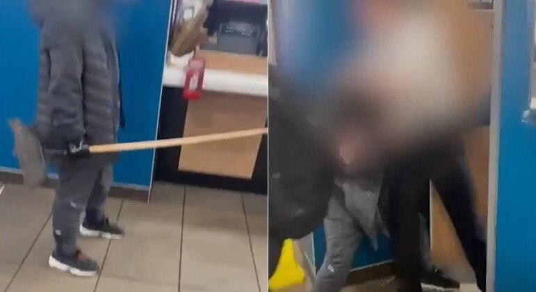 Adolescentes com balaclava agrediram funcionários do McDonald's, na Inglaterra